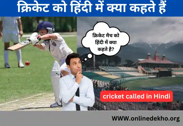 cricket Ko Hindi Me Kya Kahte Hai 