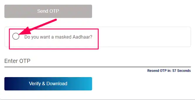 Do you want a masked Aadhaar