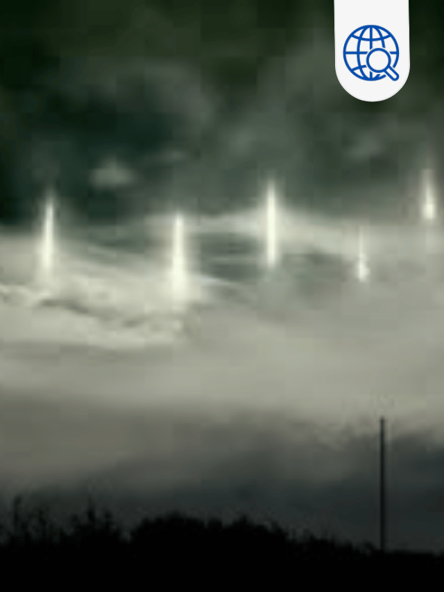 Pillars of light seen in Japan, some people are also calling them aliens, see a report