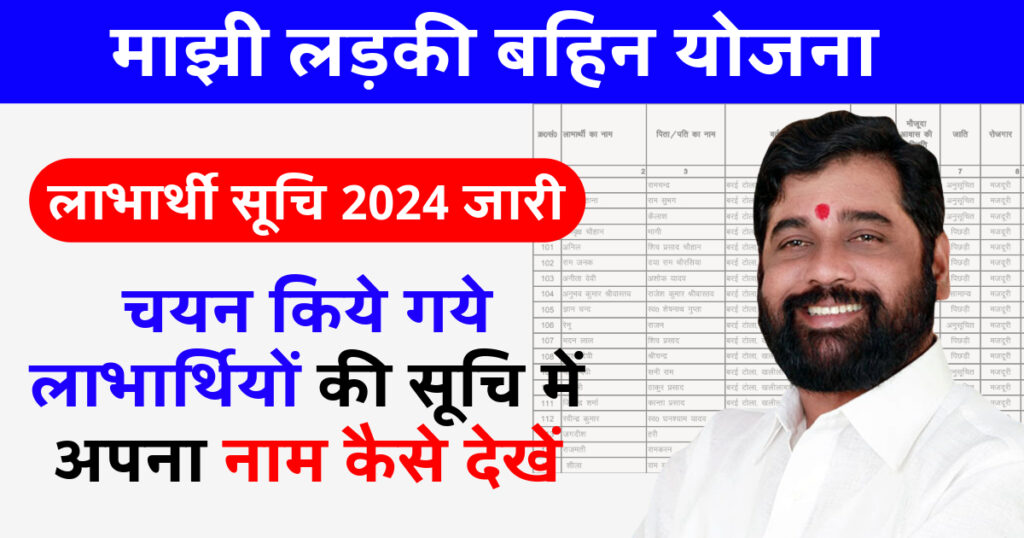 Majhi Ladki Bahin Yojana List 2024 Photo