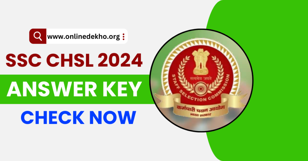 SSC CHSL Answer Key 2024 Photo